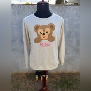 PreOwned Aulani Disney Hawaii Duffy Bear Sweater Women's Large